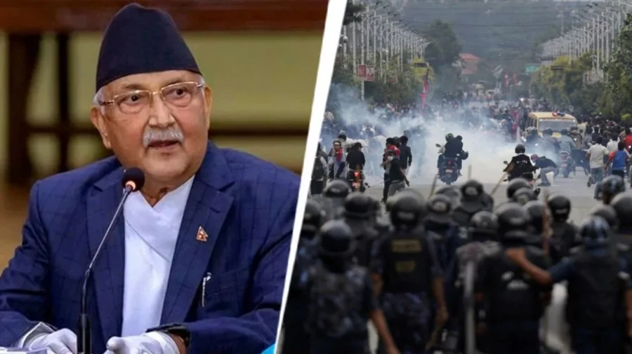 বিক্ষোভের মুখে নেপালের প্রধানমন্ত্রীর পদত্যাগ