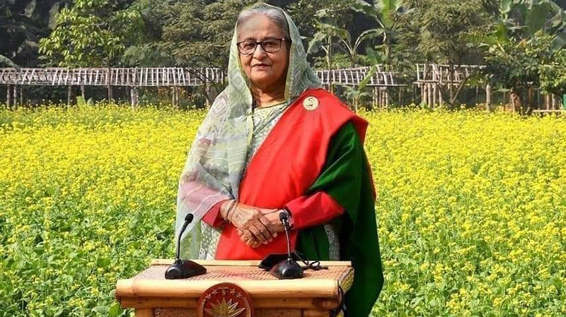 “আওয়ামী লীগকে বাদ দিয়ে যে নির্বাচন, তা বৈধ হতে পারে না”— বললেন বাংলাদেশের সাবেক প্রধানমন্ত্রী শেখ হাসিনা