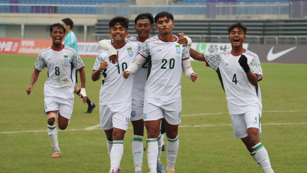 অনূর্ধ্ব-১৭ এশিয়ান কাপ বাছাইয়ে দাপুটে জয়ে শুরু বাংলাদেশের