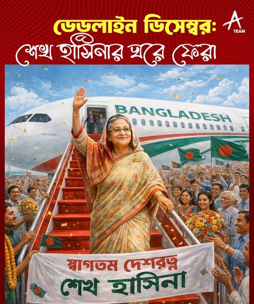 ডেডলাইন ডিসেম্বর: শেখ হাসিনার ঘরে ফেরা