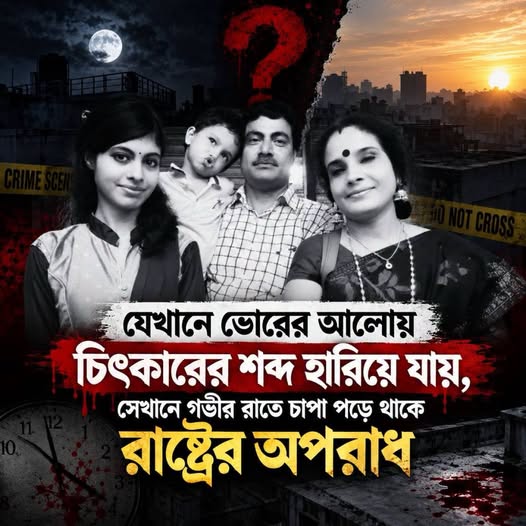 যেখানে ভোরের আলোয় চিৎকারের শব্দ হারিয়ে যায়, সেখানে গভীর রাতে চাপা পড়ে থাকে রাষ্ট্রের অপরাধ