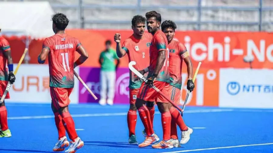 এশিয়ান গেমসে হকিতে জয় পেলো বাংলাদেশ