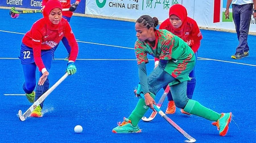 হকিতে মালয়েশিয়াকে হারিয়ে পঞ্চম হলো বাংলাদেশের মেয়েরা