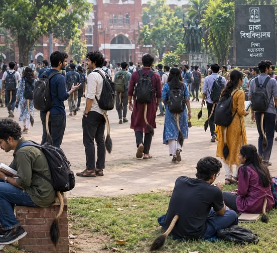 যেখানে মানুষ ক্রমশ: গরু হয়ে যাচ্ছে